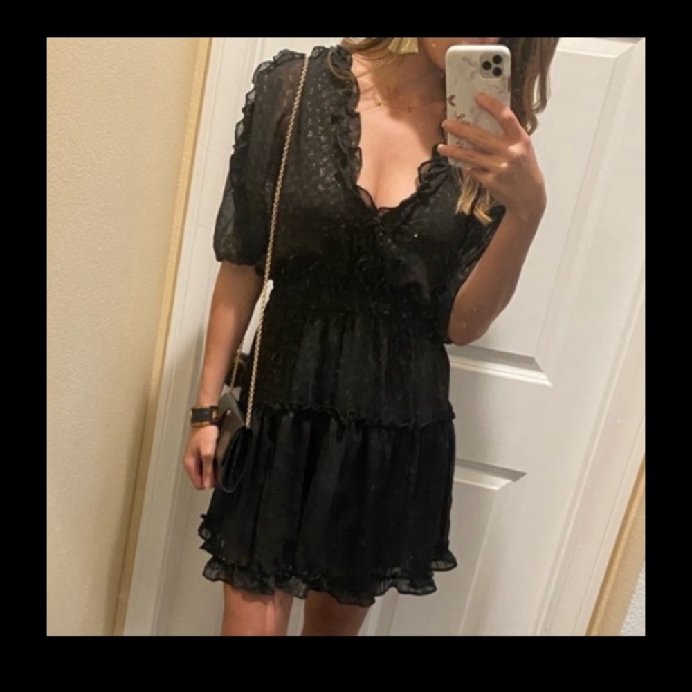 NWT Expressions Ruffle Tiered dress